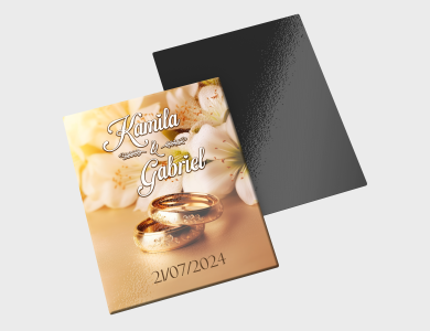 Ímã personalizado para casamento - Gráfica G10