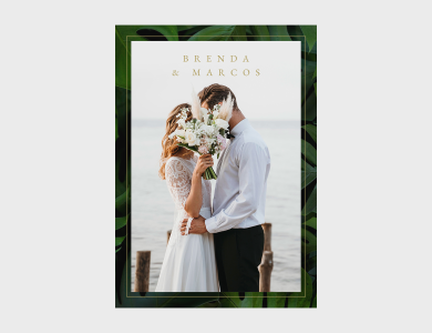 Pôster personalizado para casamento - Gráfica G10