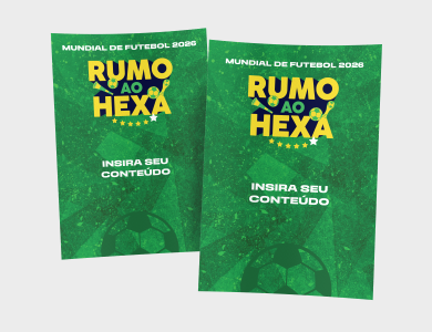 Cartazes personalizado para Copa do Mundo - Gráfica G10