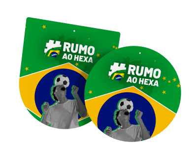 Móbiles personalizado para Copa do Mundo - Gráfica G10