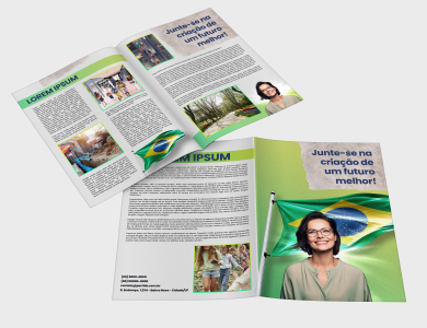 Jornal Informativo personalizado para campanha eleitoral - Gráfica G10