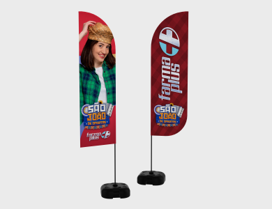 Wind Banner personalizado para festa junina - Gráfica G10
