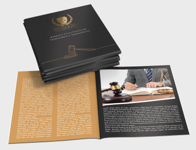 Catálogo personalizado para escritório de advocacia - Gráfica G10