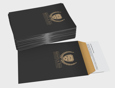 Envelope personalizado para escritório de advocacia - Gráfica G10