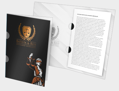 Pastas personalizado para escritório de advocacia - Gráfica G10