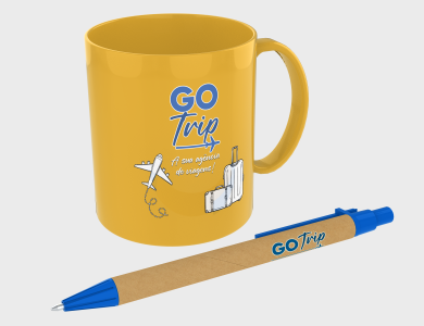 Brindes personalizado para agência de viagem - Gráfica G10