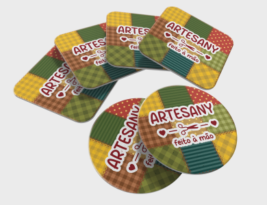 Porta Copos personalizado para artesanato e souvenirs - Gráfica G10